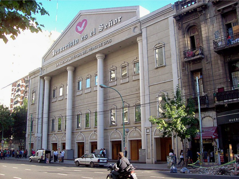 greja Universal do Reino de Deus de Buenos Aires. Foto: Acervo livre da Wikipédia